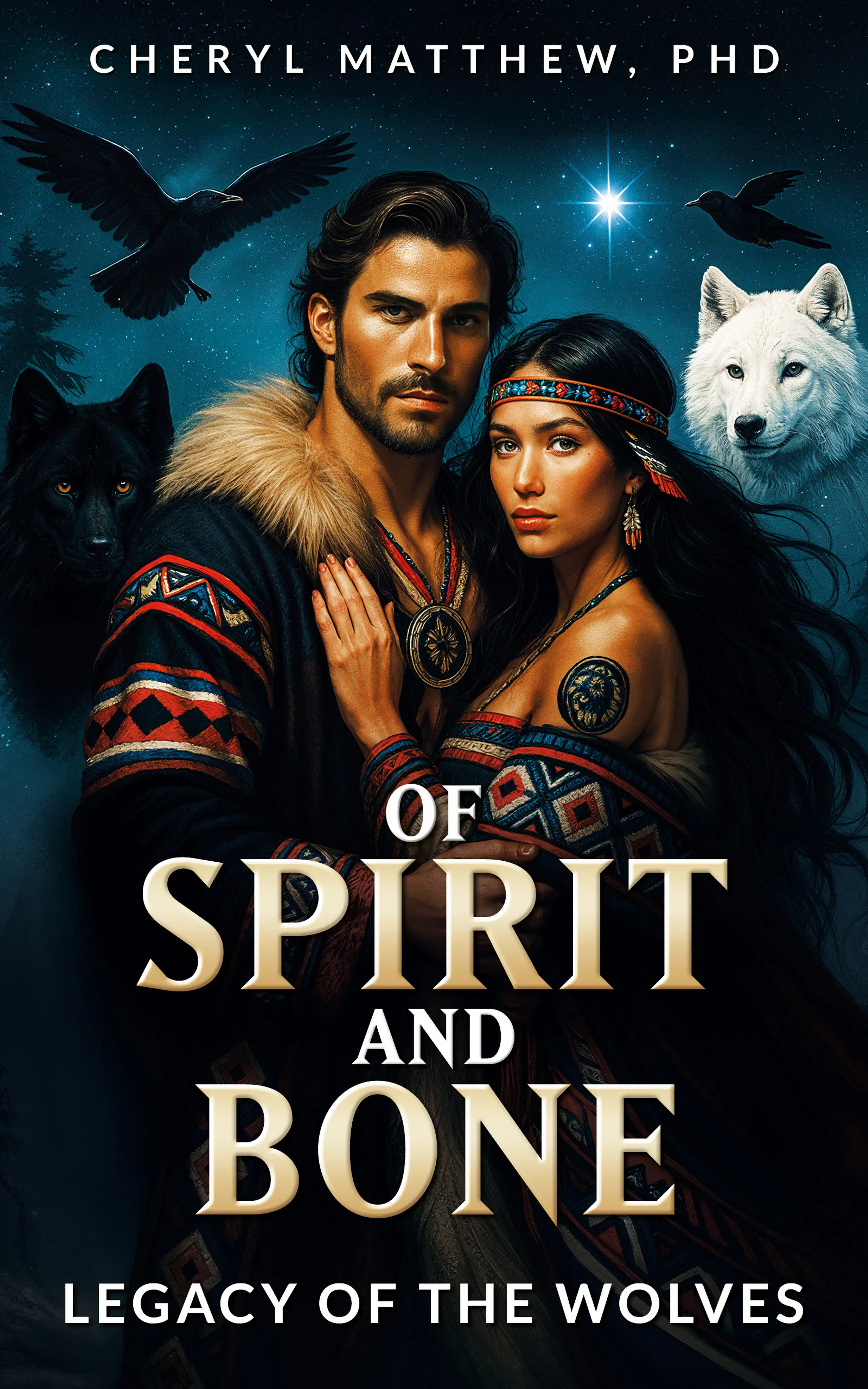 Cover of Of Spirit and Bone: Legacy of the Wolves by Dr. Cheryl Matthew