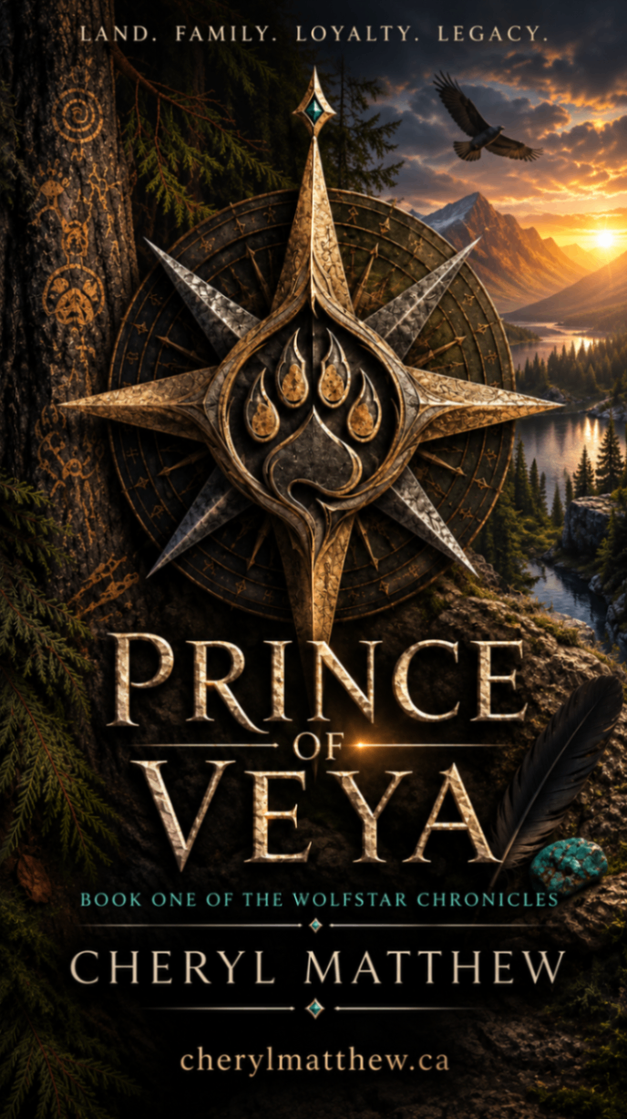 Cover of Prince of Veya, Book One of The Wolfstar Chronicles by Dr. Cheryl Matthew